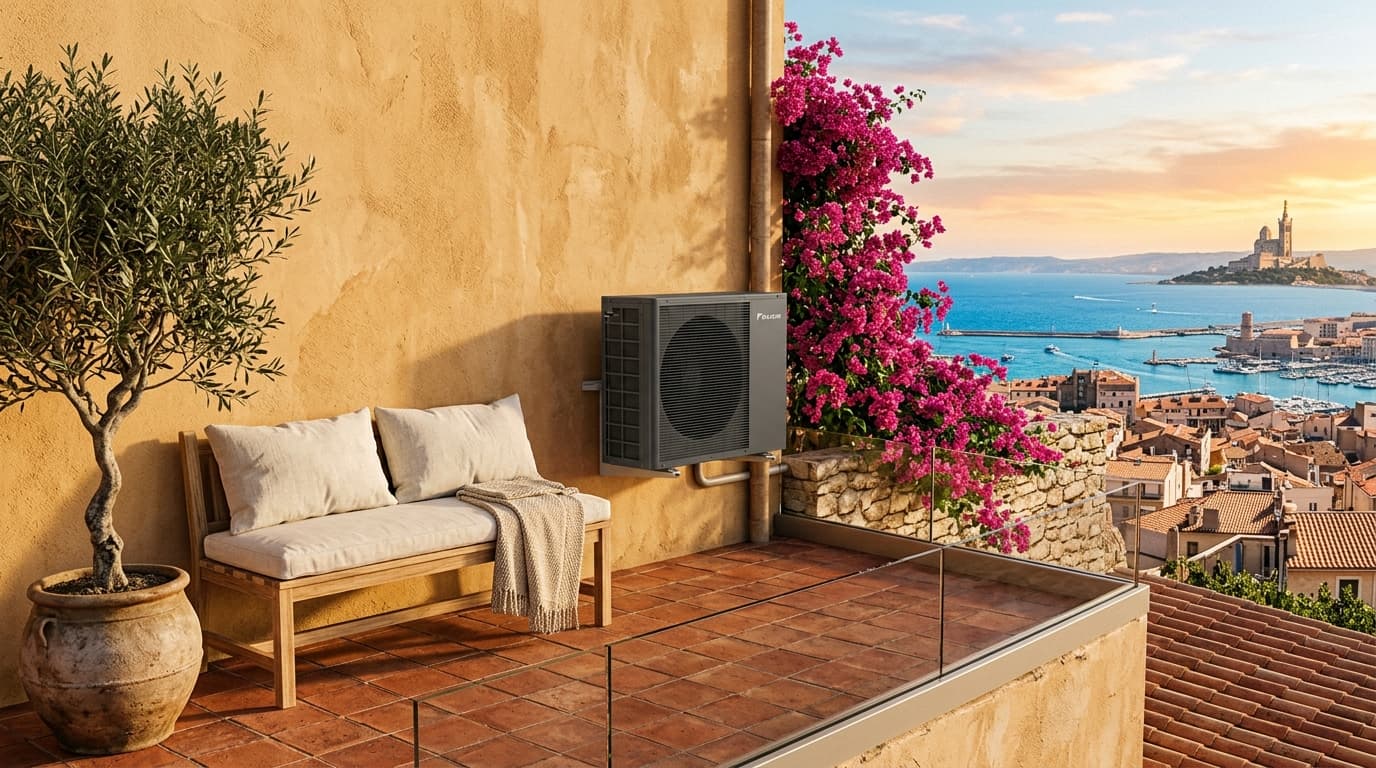 Climatisation réversible à Marseille : chauffage et clim 2-en-1
