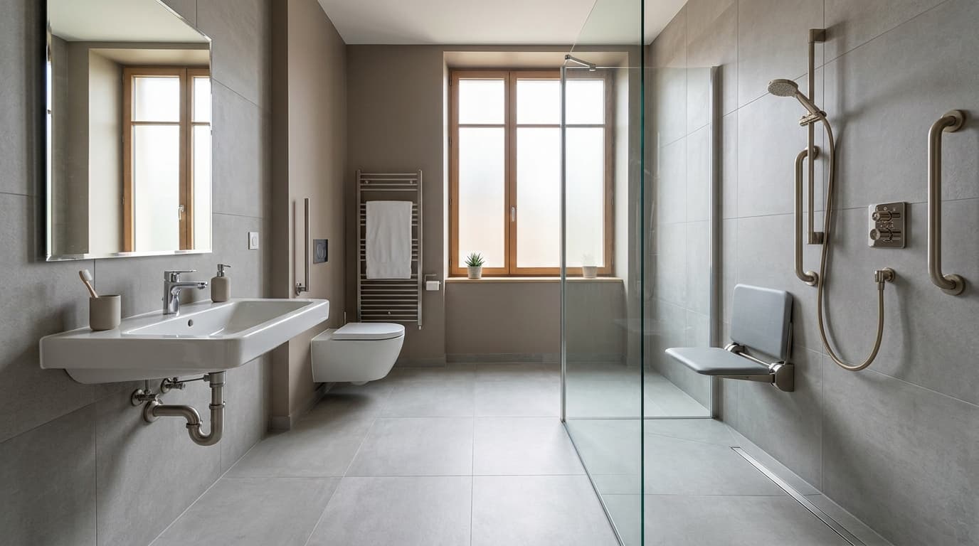 Norme PMR salle de bain : obligation, conseil ou aide ?