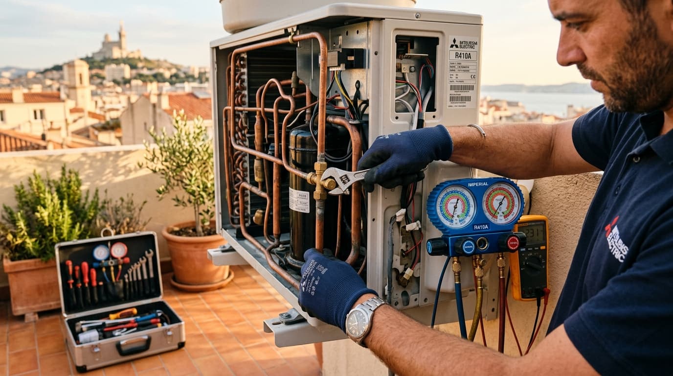 Réparation climatisation Marseille - Artisan certifié