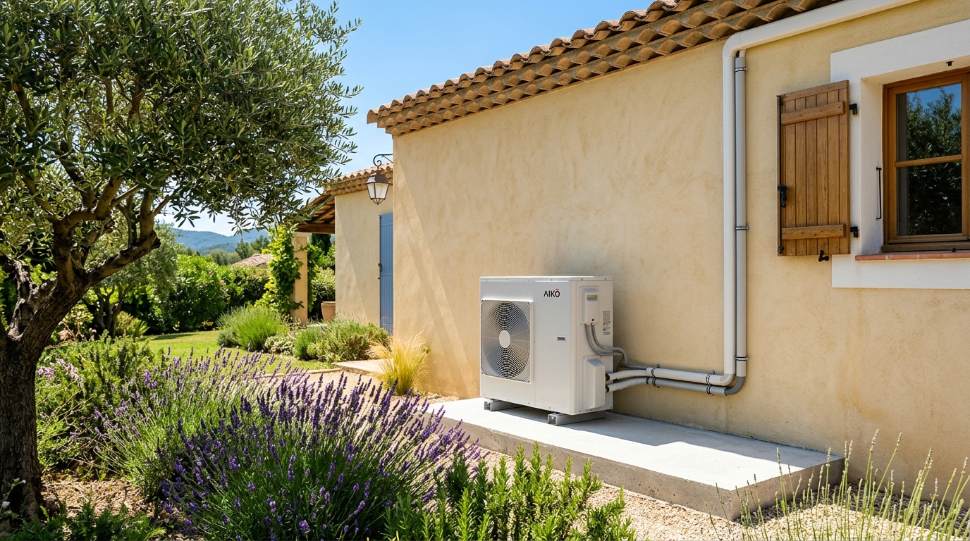 Installation d'une pompe à chaleur air/eau en remplacement d'une chaudière gaz à Marseille