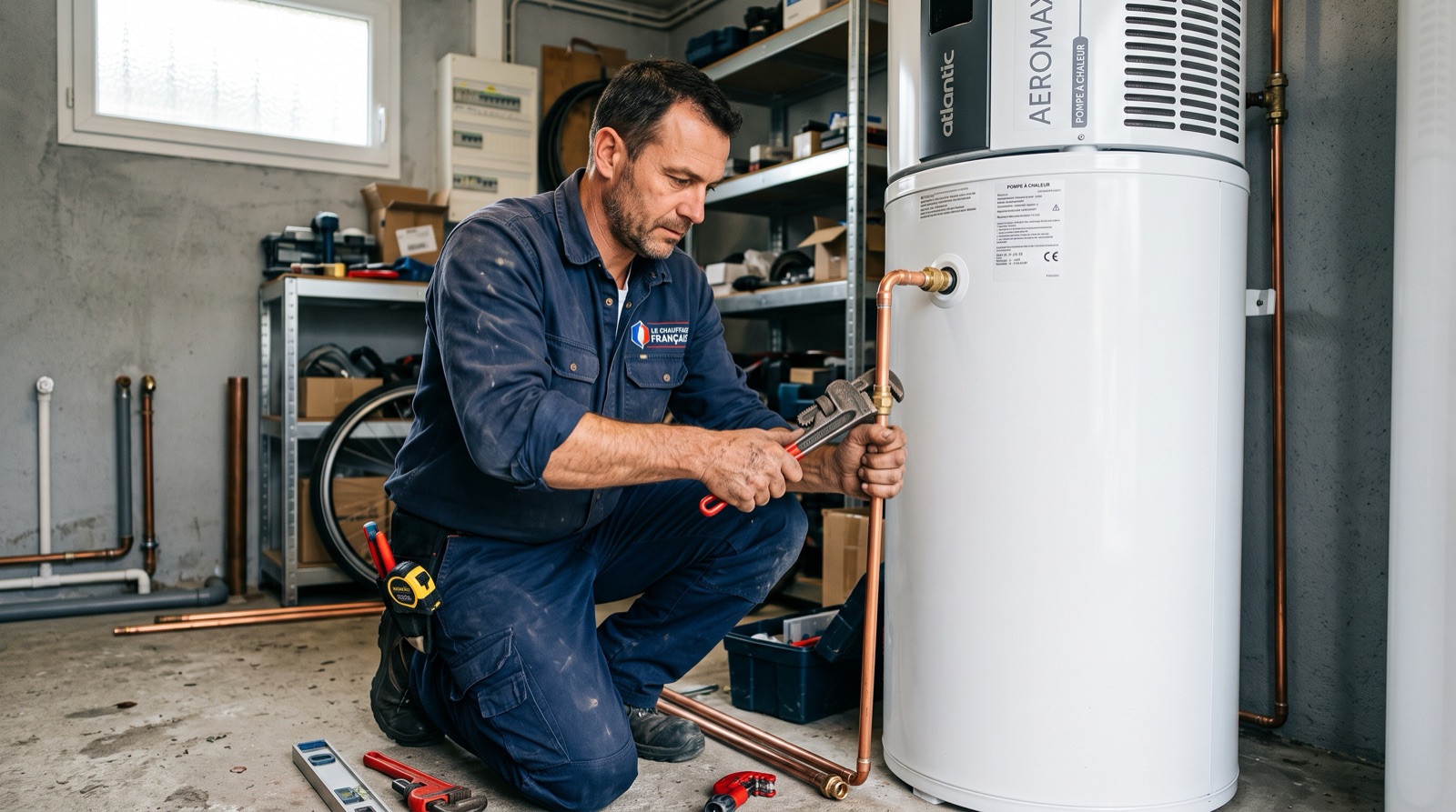 Installation d'un chauffe-eau thermodynamique dans un local technique à Marseille